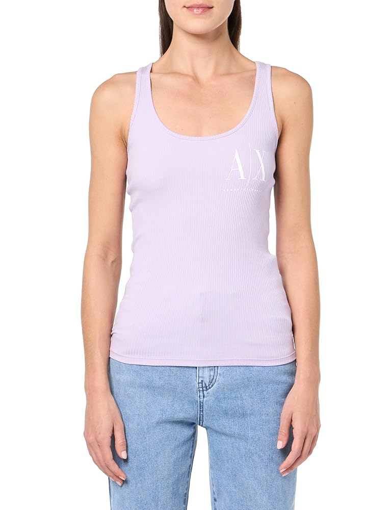 Armani Exchange Women's A|X Icon Ribbed Stretch Cotton Modal
